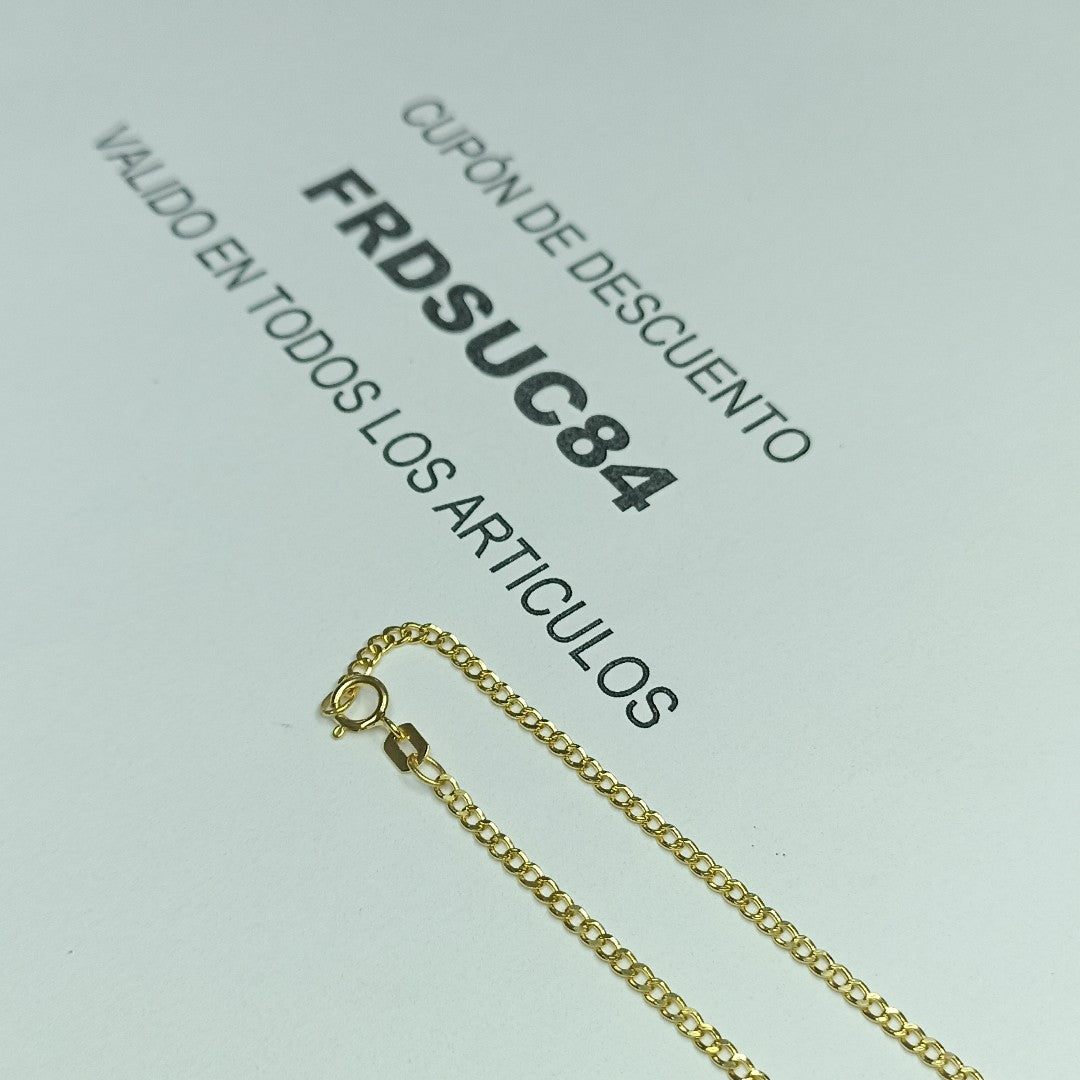 CADENAS BARBADA AMARILLA ORO 14K 1.9 (NUEVO)