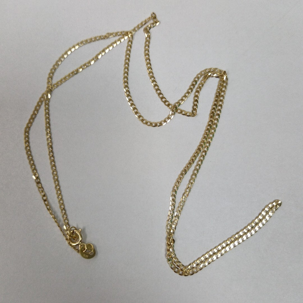 CADENAS BARBADA AMARILLA ORO 14K 2.1 (NUEVO)