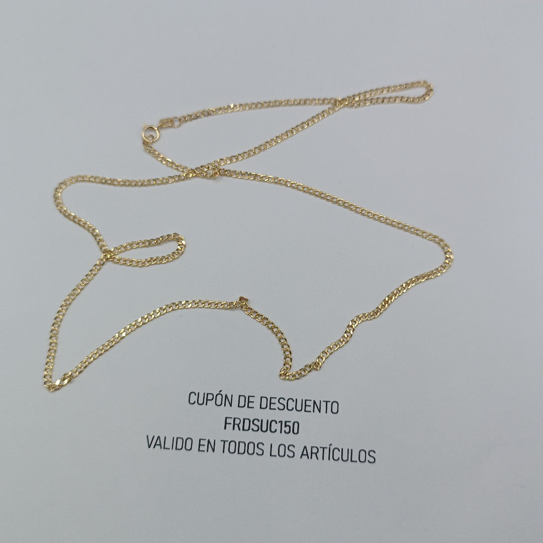 CADENAS BARBADA AMARILLA ORO 14K 2.2 (NUEVO)