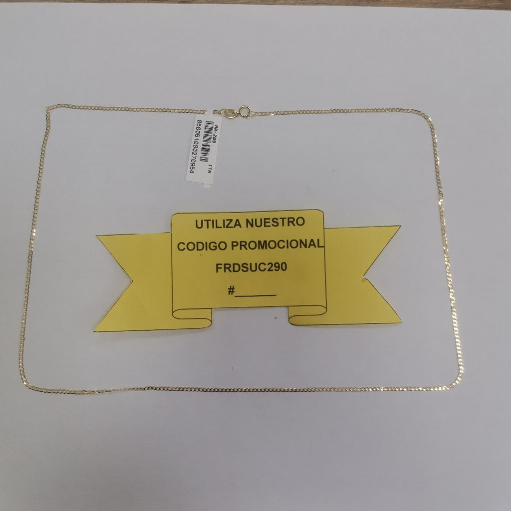 CADENAS BARBADA AMARILLA ORO 14K 2.2 (NUEVO)