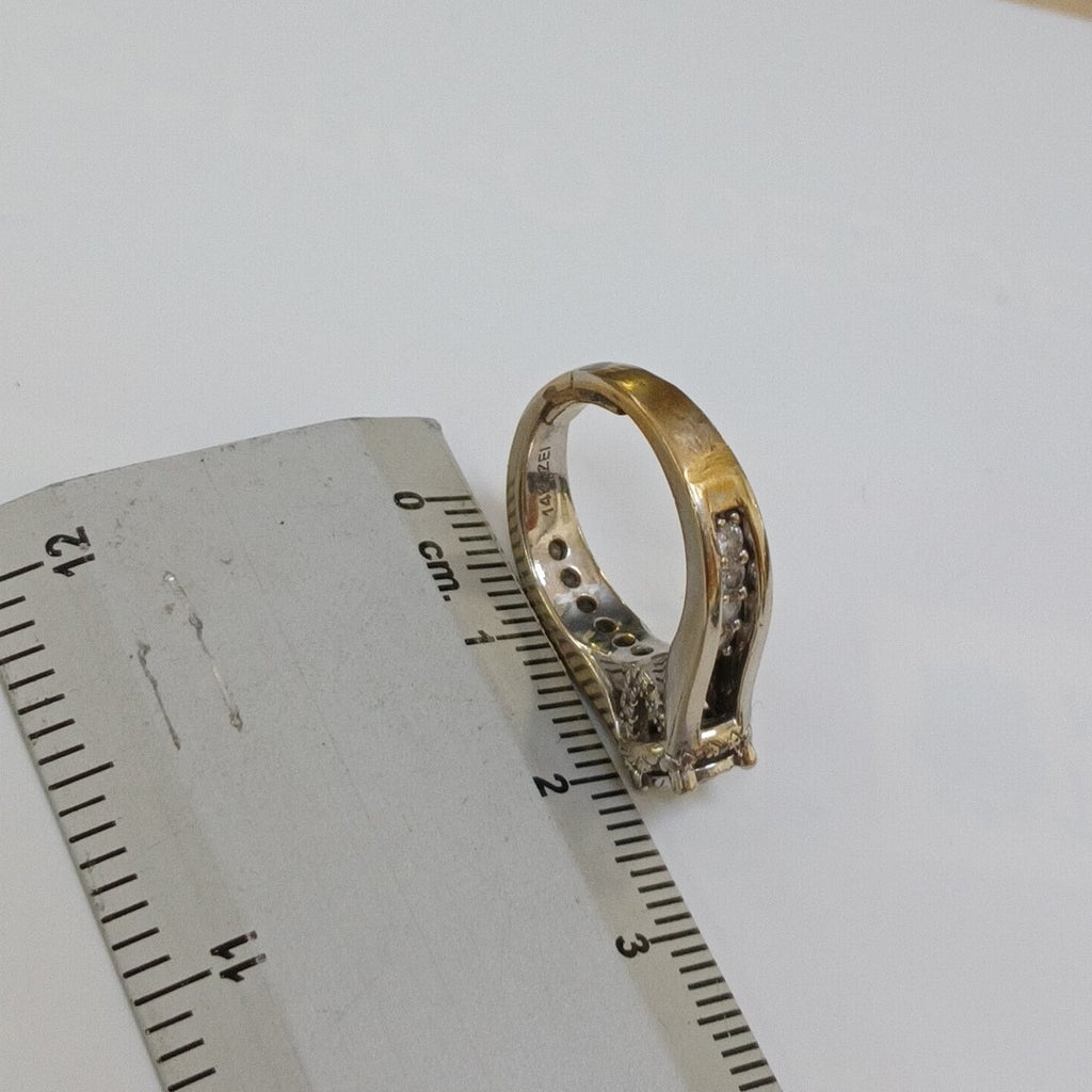 ANILLITO ORO, ORO BLANCO 14 K 6.1 GRMS (SEMINUEVO)