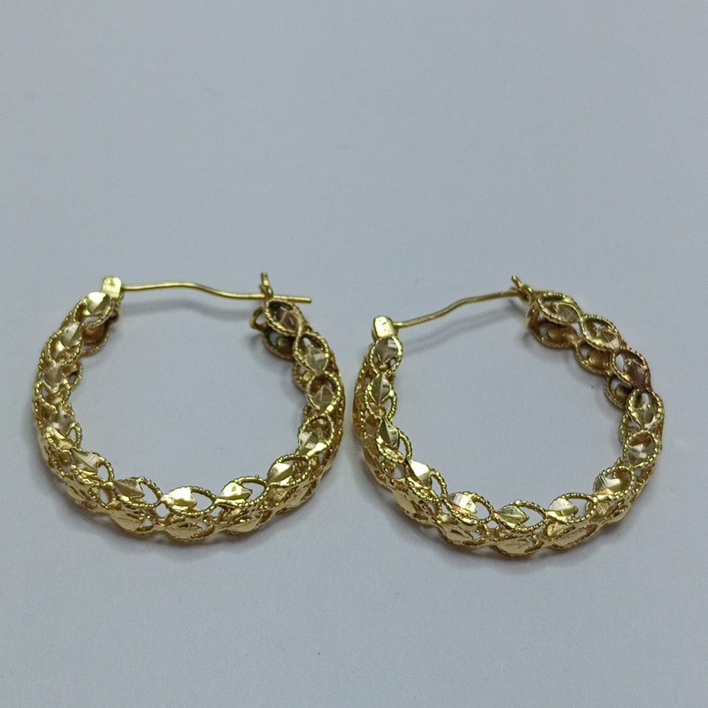 ARRACADAS PAR ORO 14 K 5,40 GRMS (SEMINUEVO)