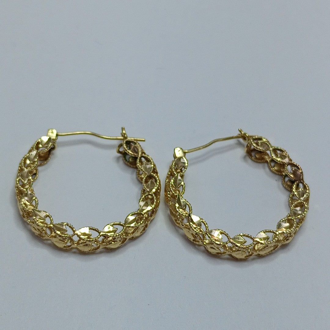 ARRACADAS PAR ORO 14 K 5,40 GRMS (SEMINUEVO)