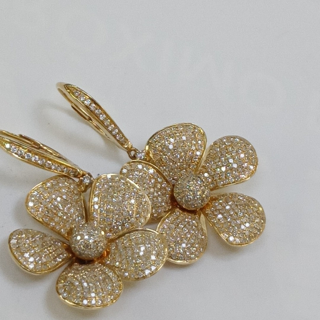 ARETES PAR ORO 14 K 10,70 GRMS (SEMINUEVO)
