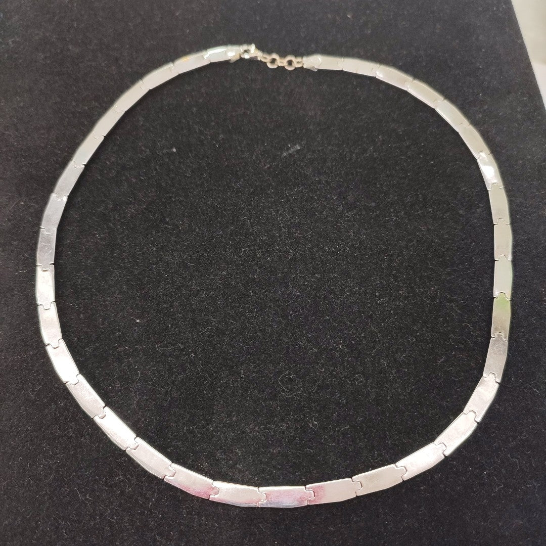 GARGANTILLA ORO, ORO BLANCO 14 K 11.1 GRMS (SEMINUEVO)