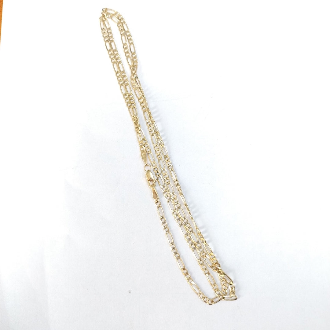 CADENA TEJIDO 3X1 14K 60 CM 5.7 GR (NUEVO)