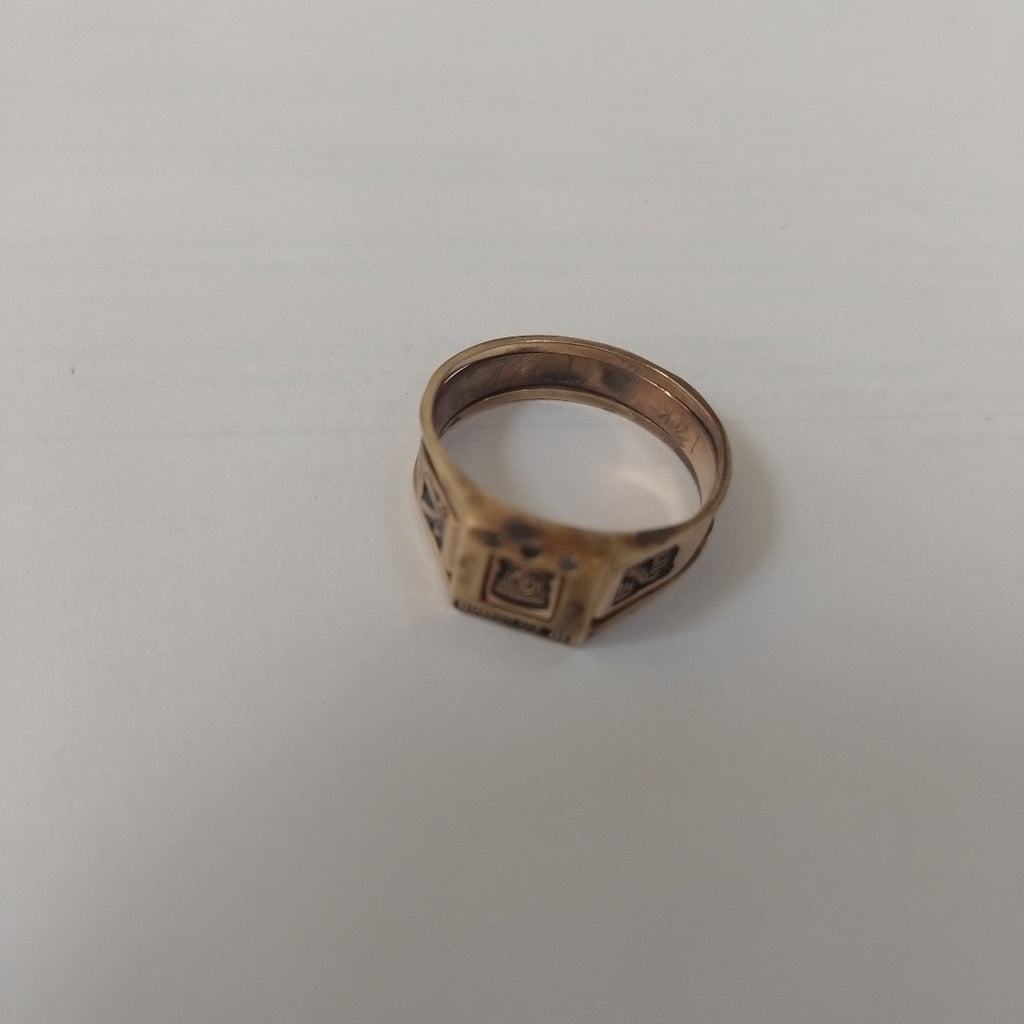 ANILLO DE GRADUACIÓN ORO 14 K 7,20 GRMS (SEMINUEVO)
