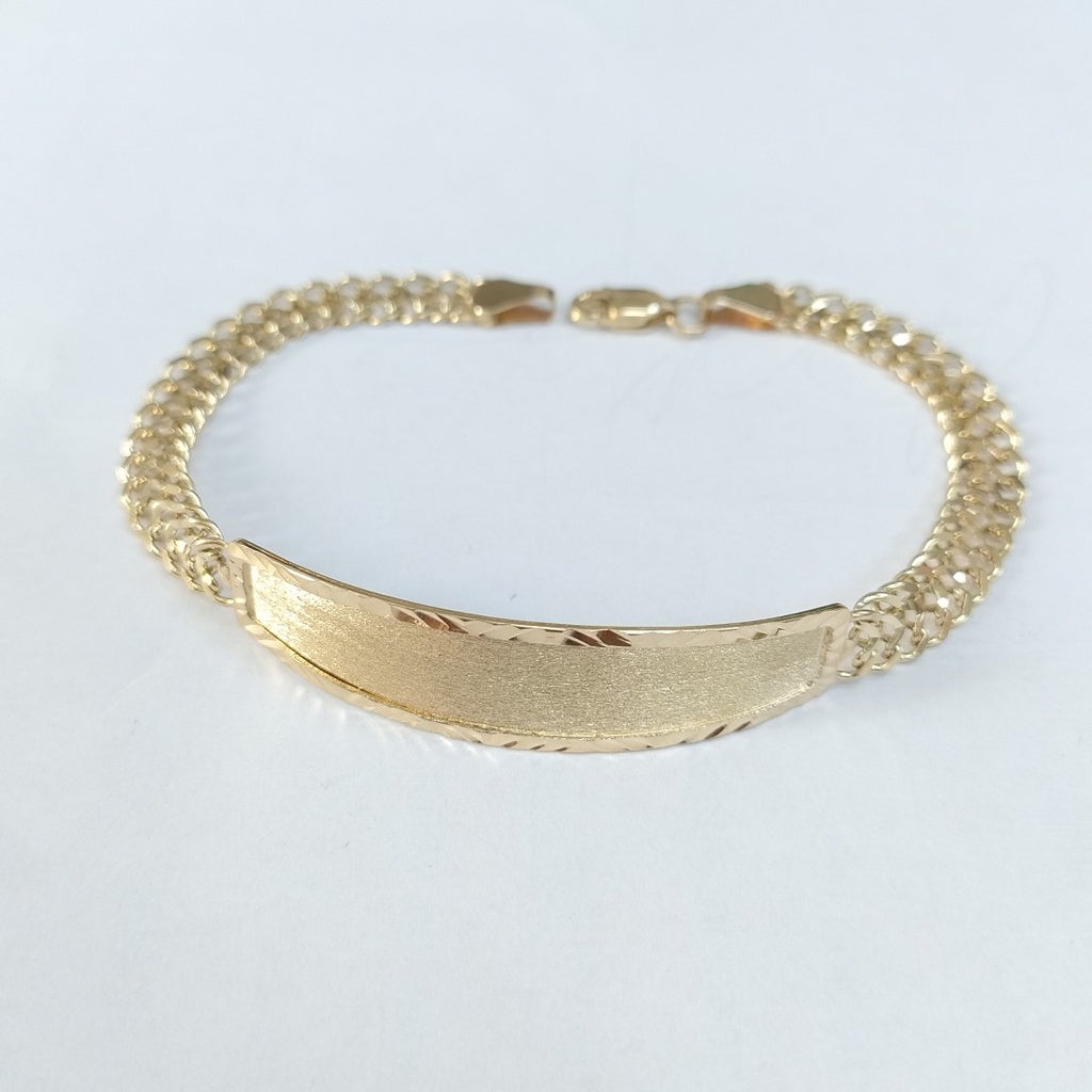 PULSERA ESCLAVA CHINO 14K 21 CM 9.9 GR (NUEVO)