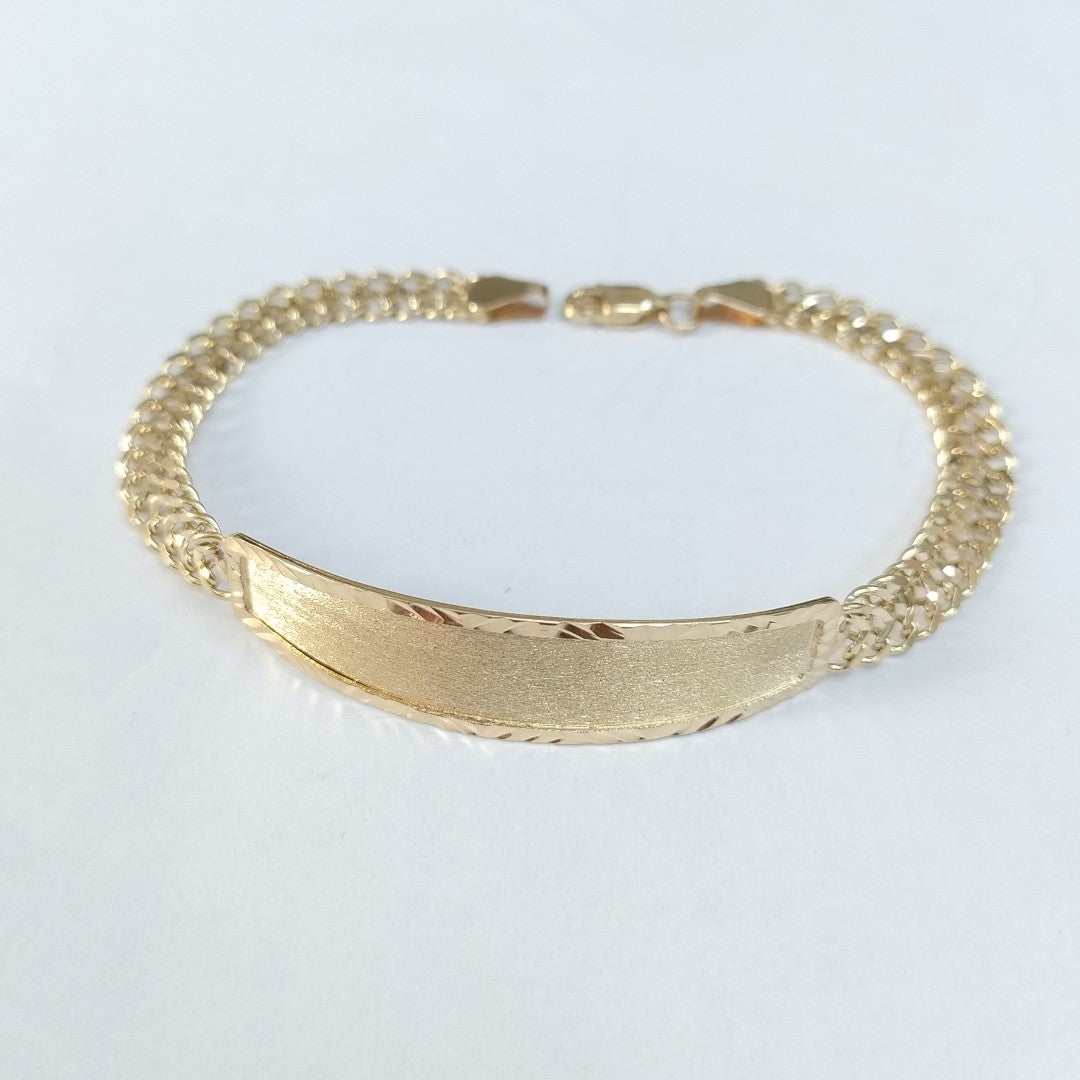PULSERA ESCLAVA CHINO 14K 21 CM 9.9 GR (NUEVO)