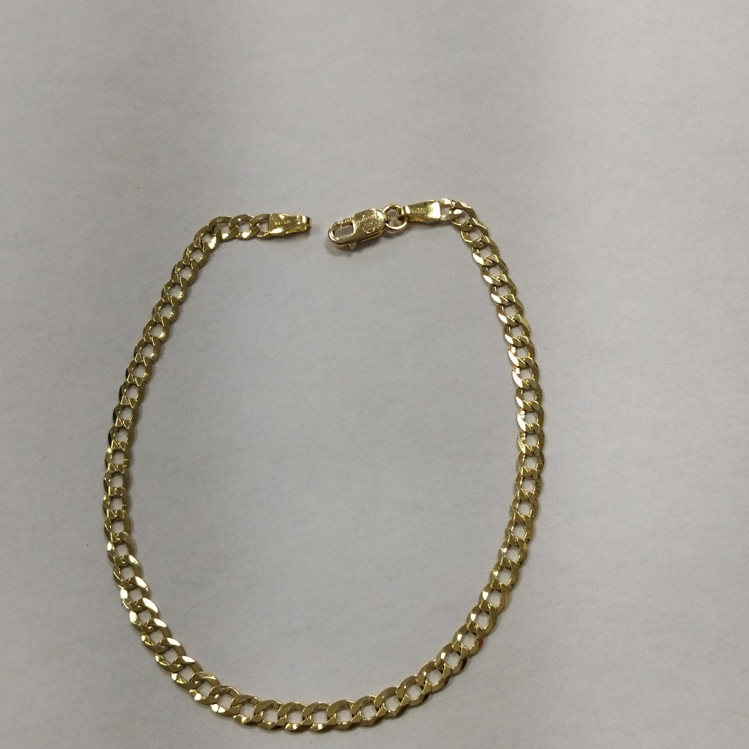PULSERAS DAMA BARBADA AMARILLA ORO 14K 2.4 (NUEVO)