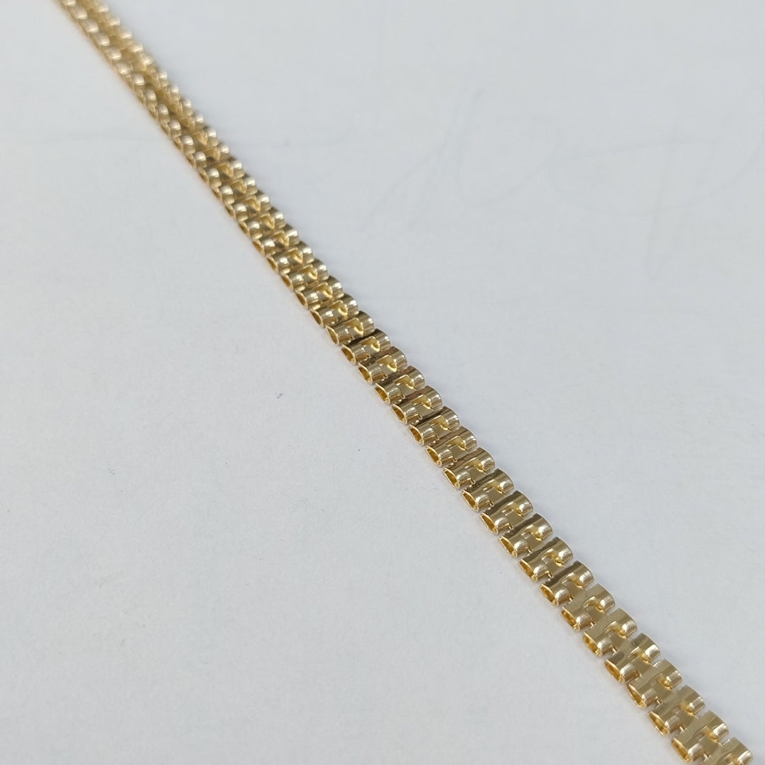 PULSERA ESPECIAL 14K 18 CM 4.1 GR (NUEVO)