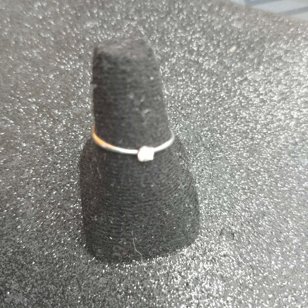 SOLITARIO ORO,ORO BLANCO 14 K 1,30 GRMS (SEMINUEVO)