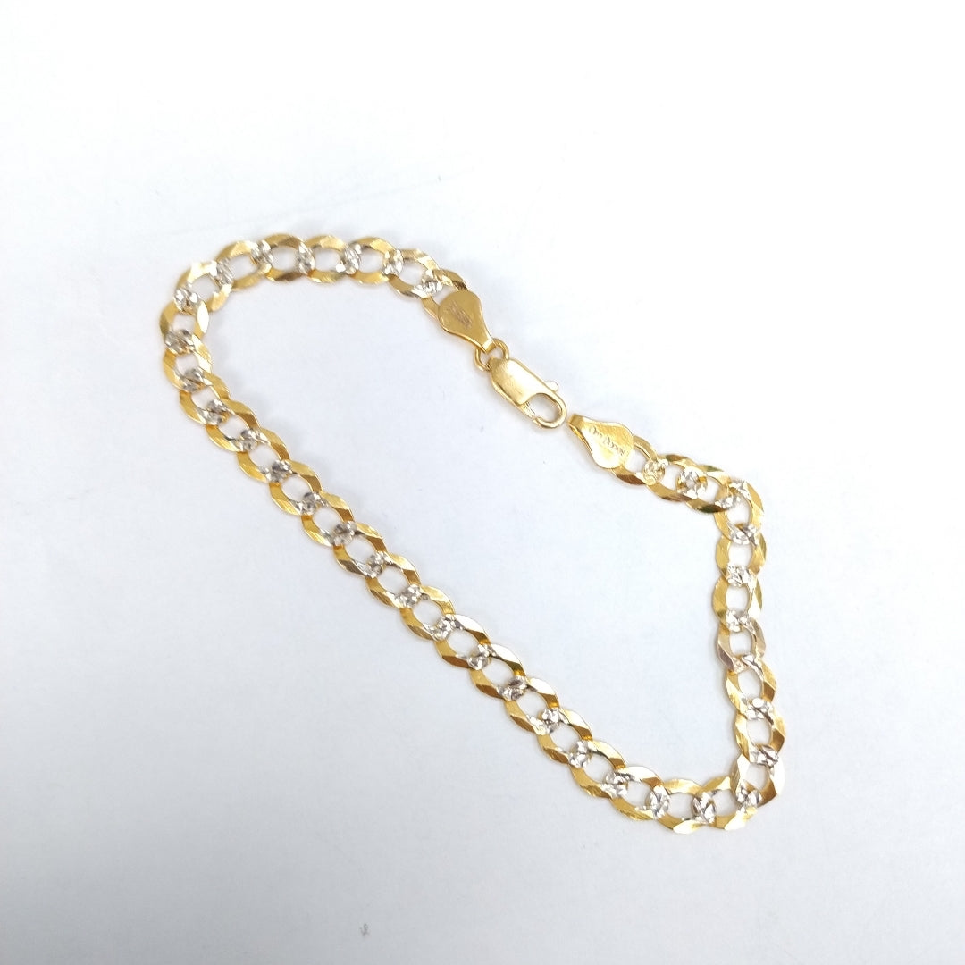 PULSERA BARBADA 14K 21 CM 6.2 GR (NUEVO)