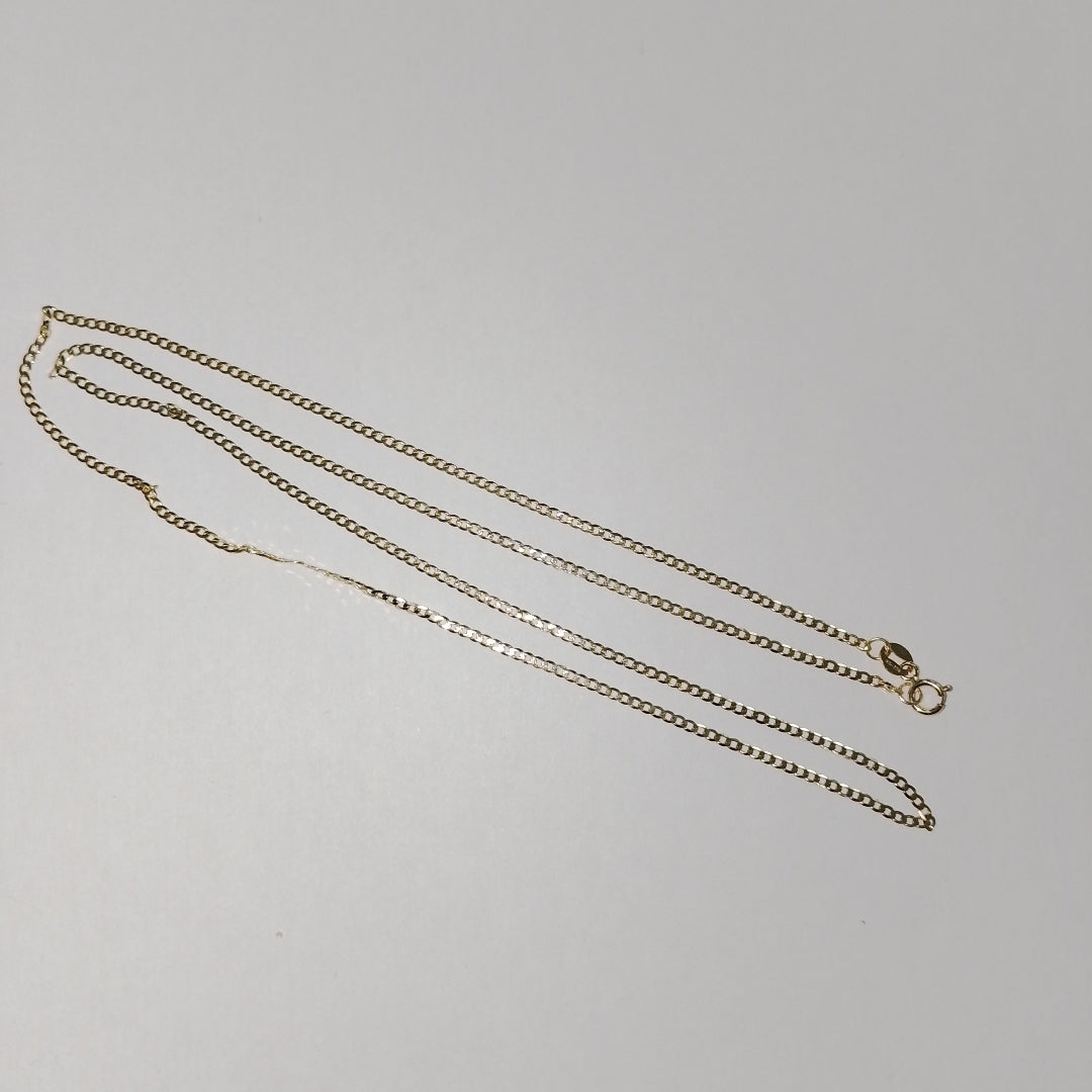 CADENAS BARBADA AMARILLA ORO 14K 2.1 (NUEVO)