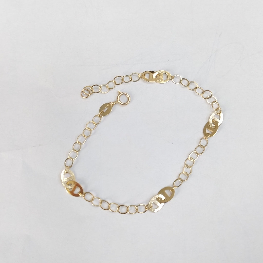 PULSERA ESPECIAL 14K 18 CM 1.5 GR (NUEVO)