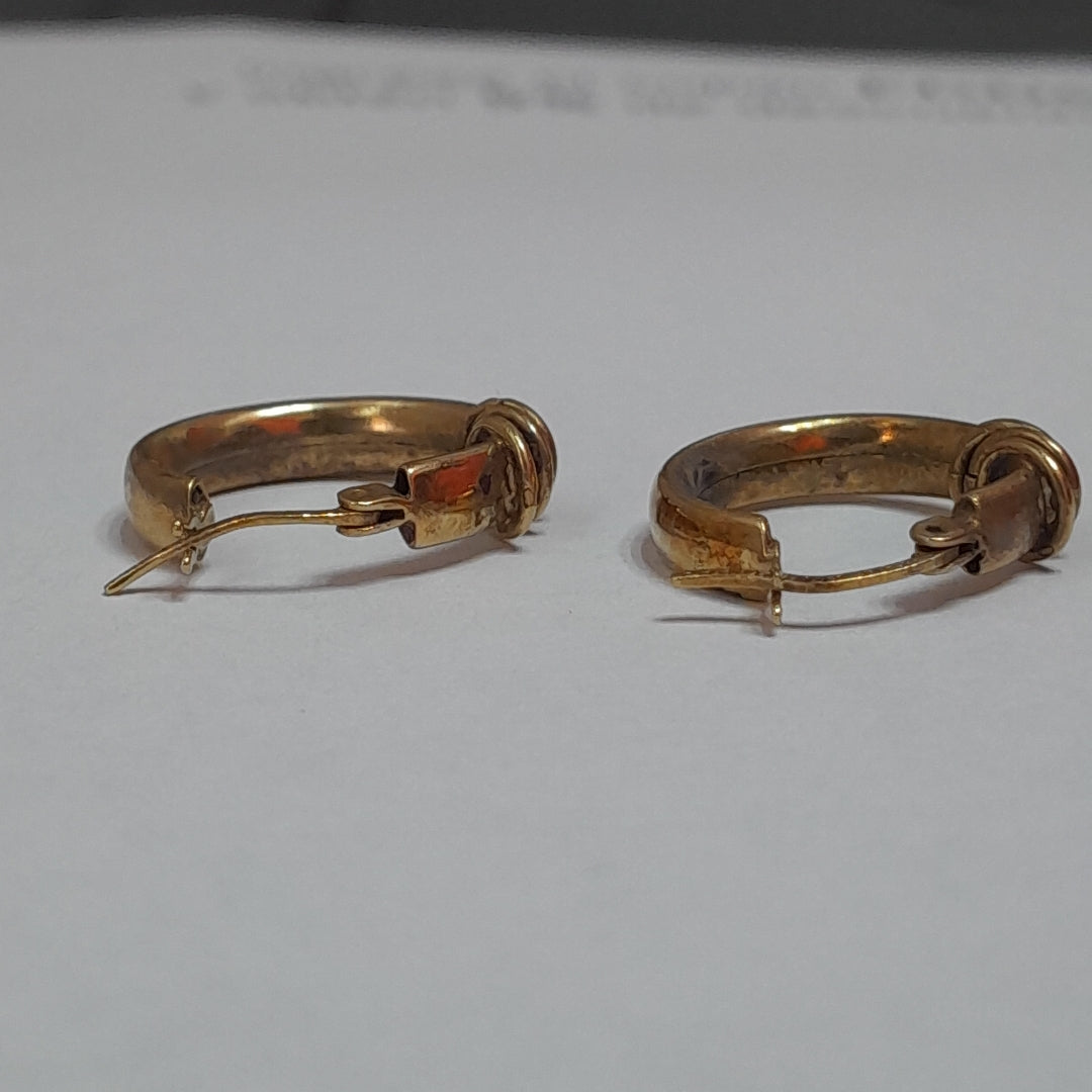 ARRACADAS PAR ORO 14 K 2,30 GRMS (SEMINUEVO)