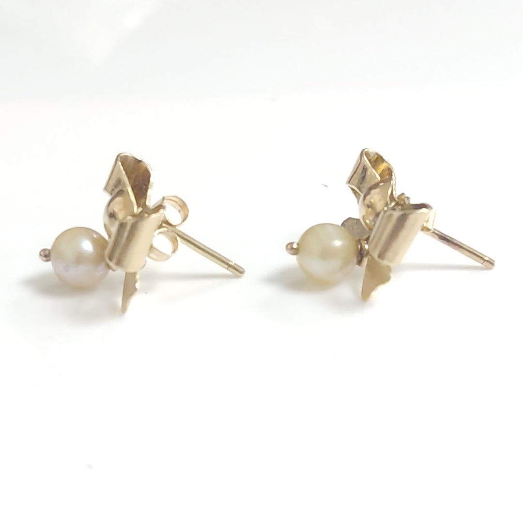 BROQUELES PAR ORO 14 K 3,10 GRMS (SEMINUEVO)