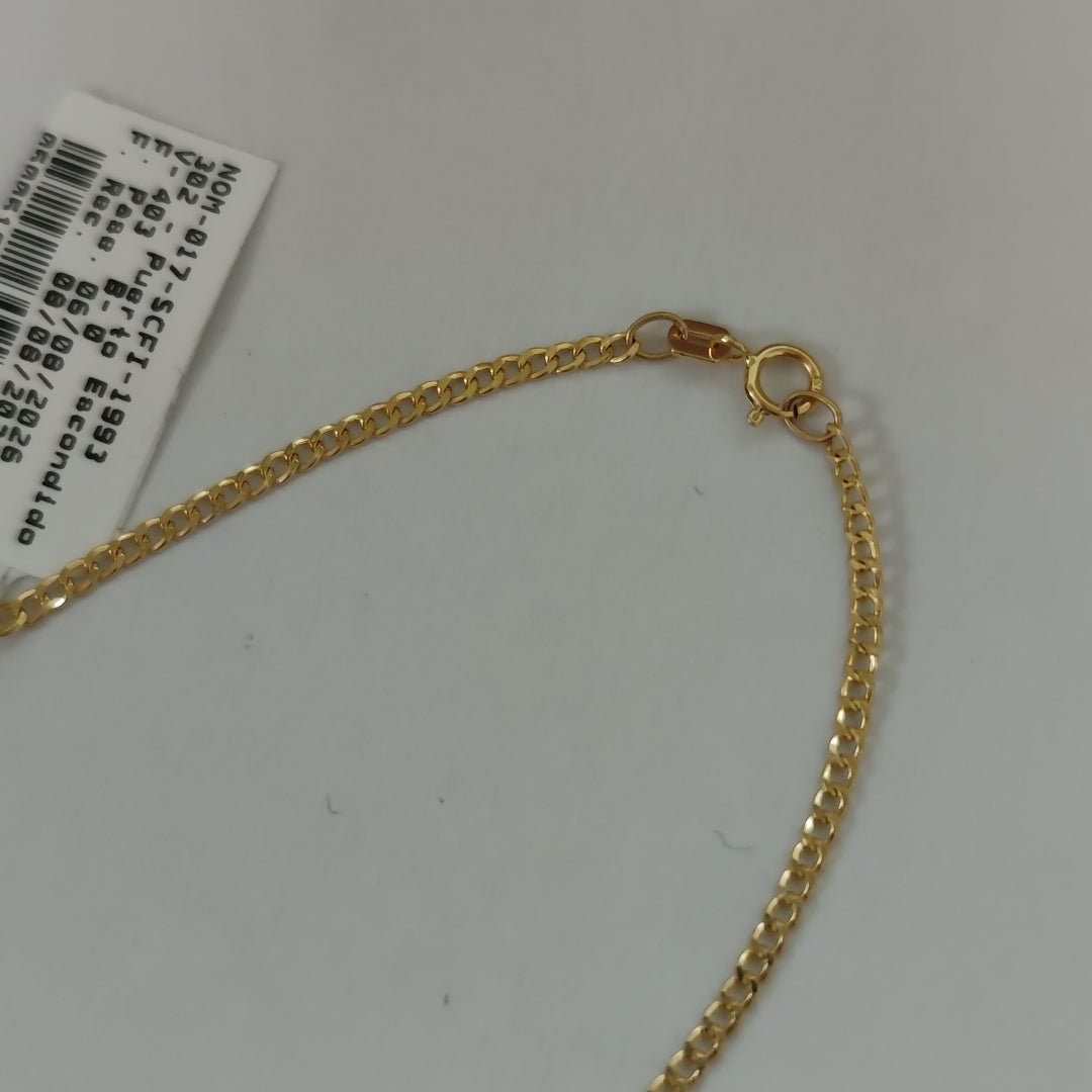 CADENAS BARBADA AMARILLA ORO 14K 2.1 (NUEVO)