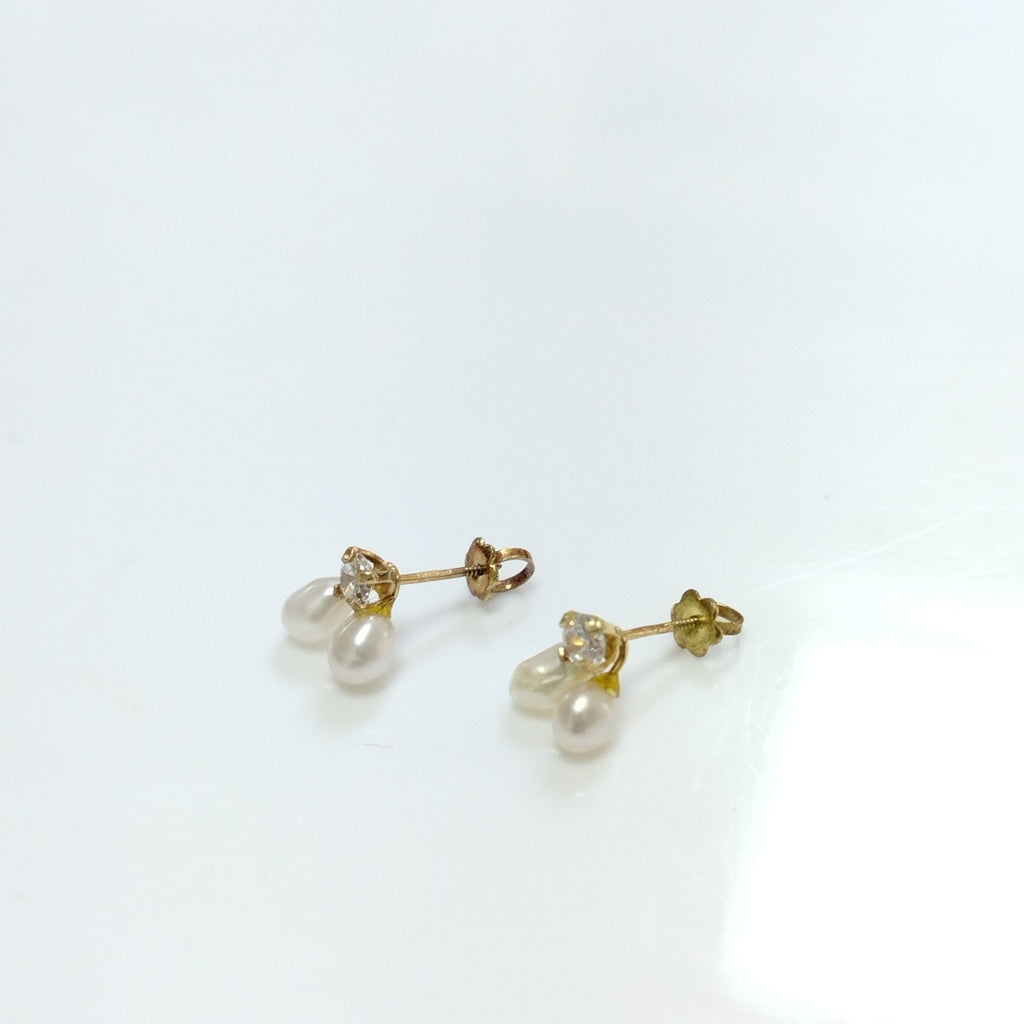 BROQUELES PAR ORO 14 K 0,70 GRMS (SEMINUEVO)