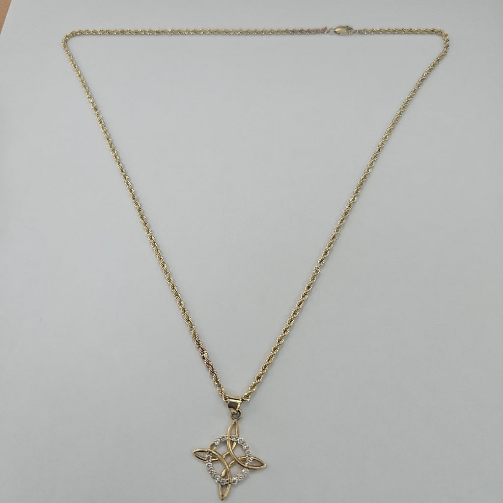 CADENA, DIJE ORO 10 K 3.7 GRMS (SEMINUEVO)