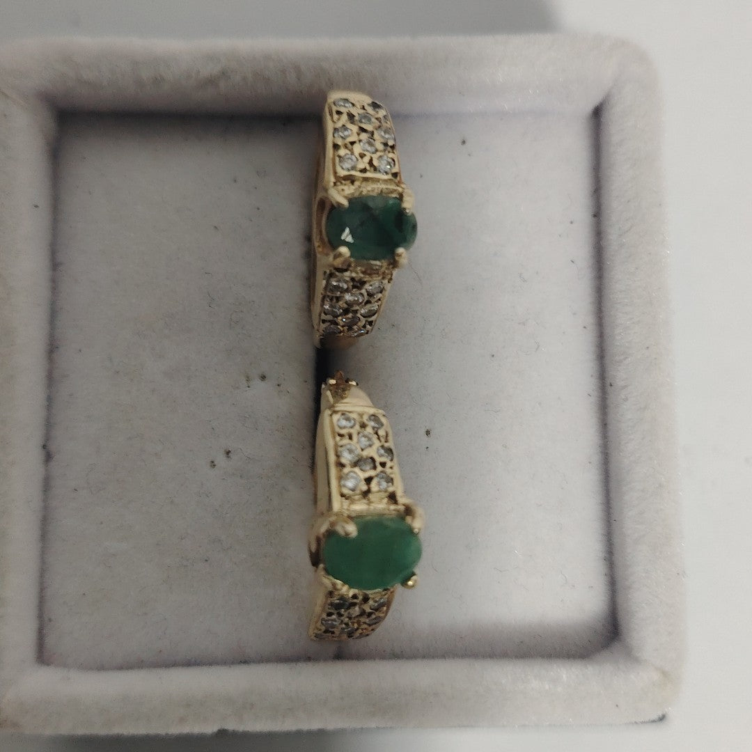ARETES PAR ORO 14 K 4,00 GRMS (SEMINUEVO)