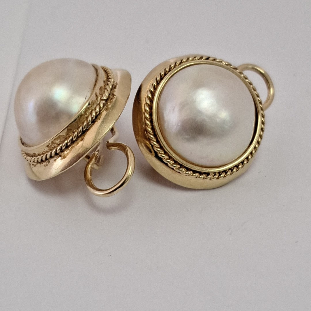 ARETES PAR ORO 14 K 6.8 GRMS (SEMINUEVO)