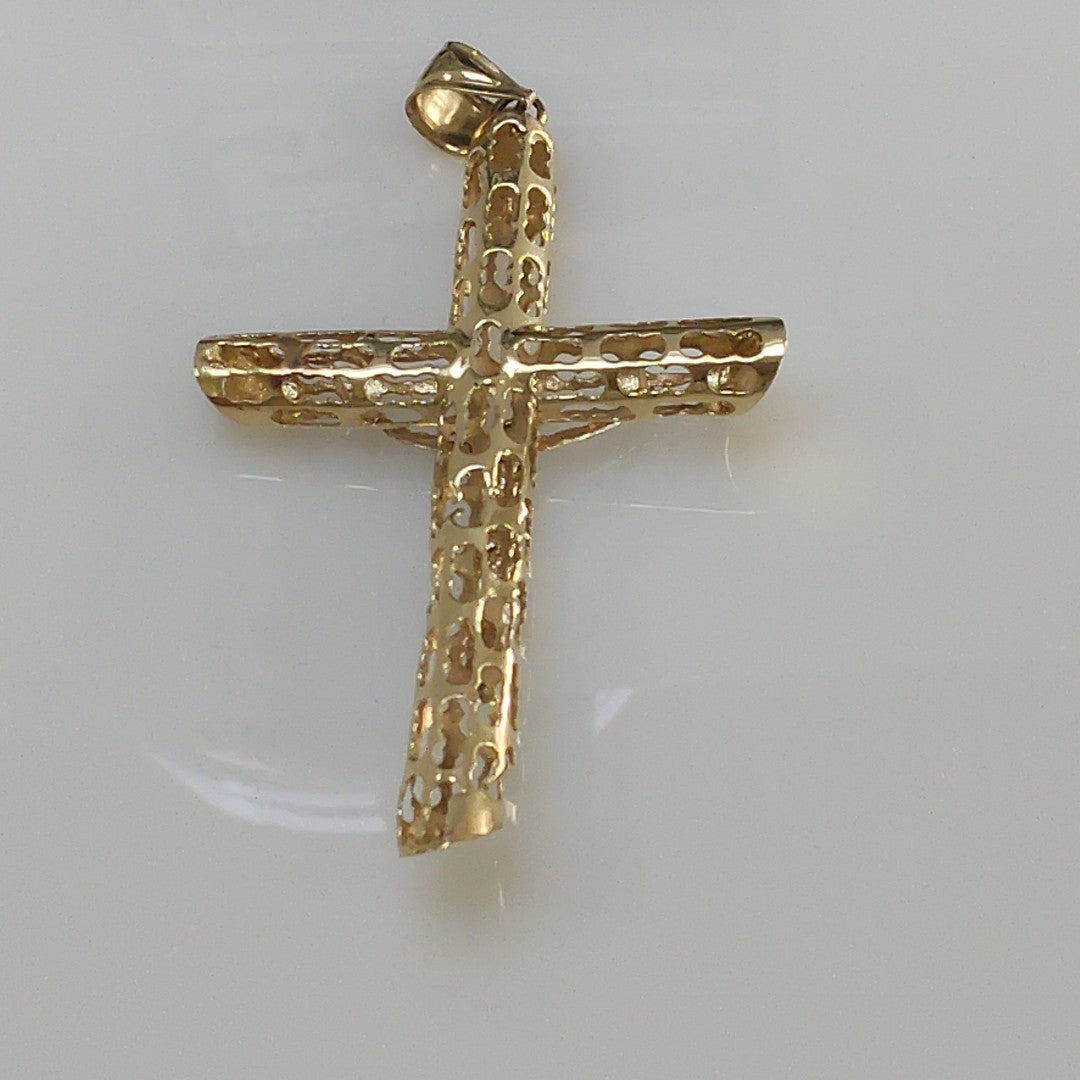 CRUZ ORO, ORO COMBINADO 14 K 8.5 GRMS (SEMINUEVO)