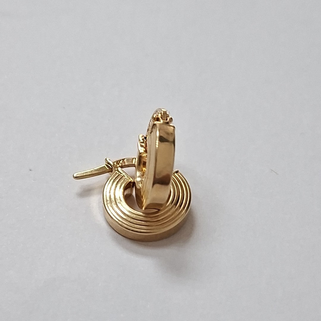 ARETES PAR ORO 14 K 1,10 GRMS (SEMINUEVO)