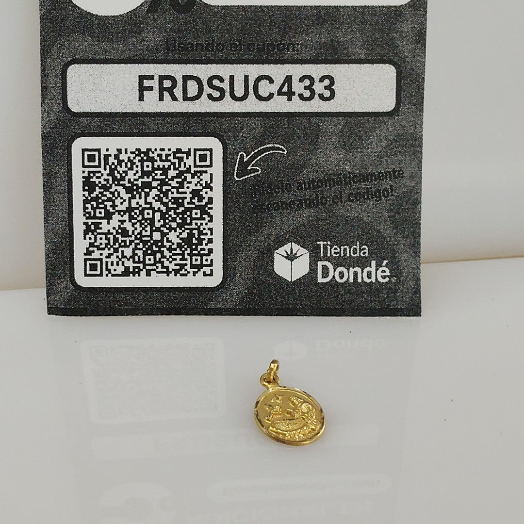 MEDALLA RELIGIOSA ORO 10 K 0,80 GRMS (SEMINUEVO)
