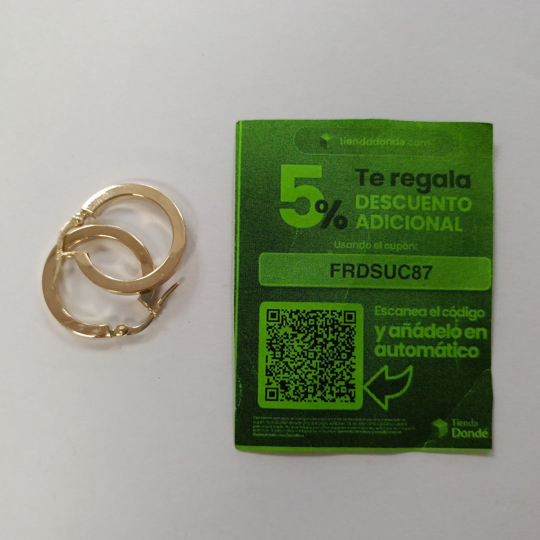 ARRACADAS ORO 14K 1.8 (NUEVO)