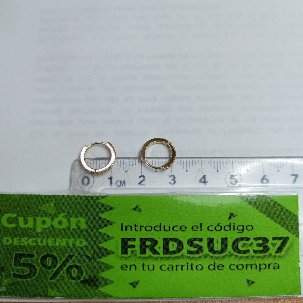 HUGGIES ORO 14K 1.2 (NUEVO)