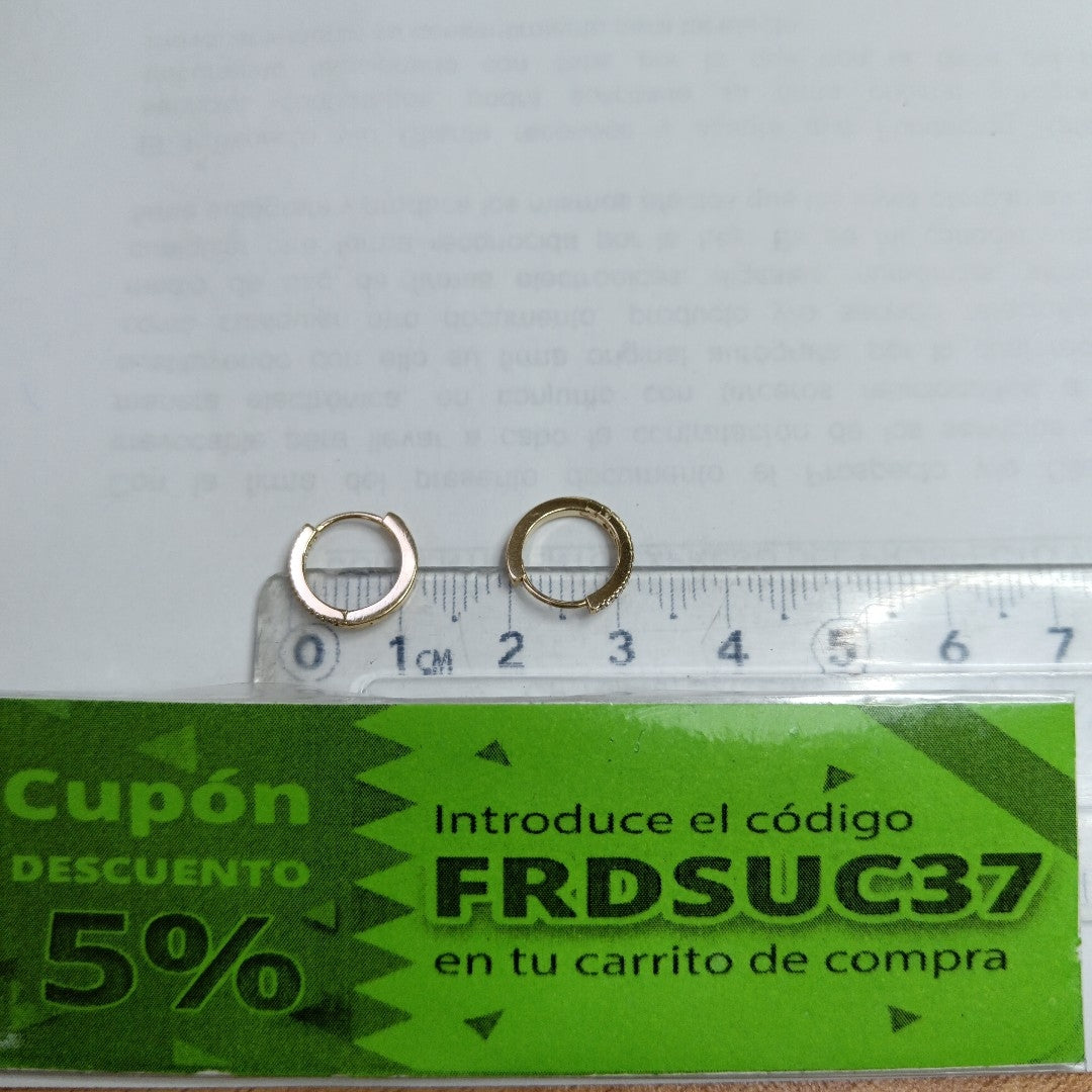 HUGGIES ORO 14K 1.2 (NUEVO)