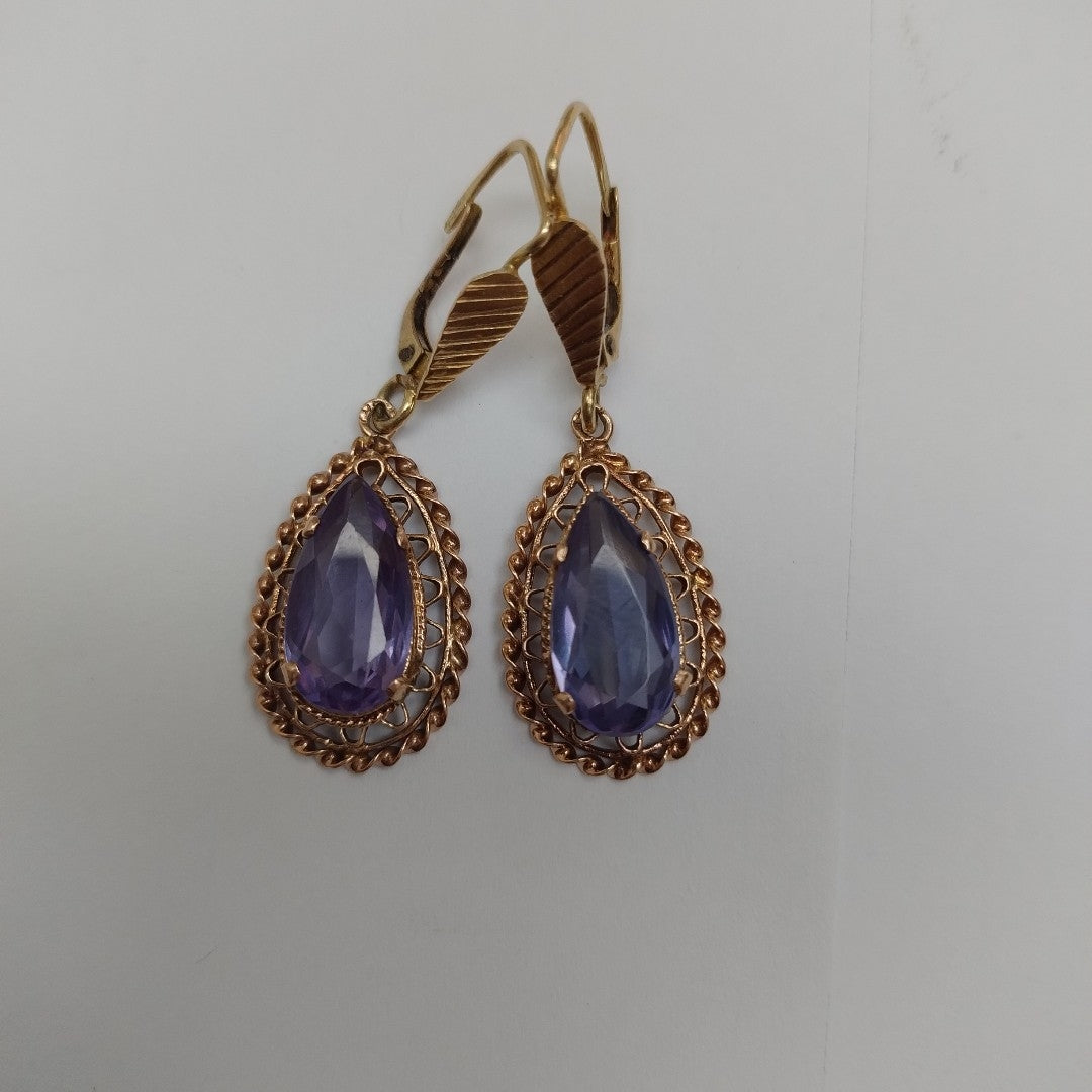 ARETES PAR ORO 14 K 6,60 GRMS (SEMINUEVO)