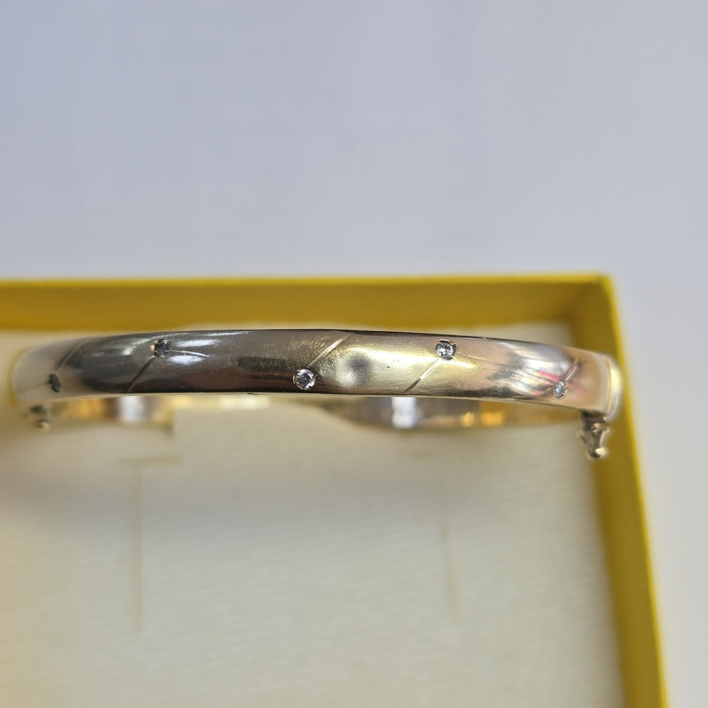 PULSERA RIGIDA ORO 14 K 9,40 GRMS (SEMINUEVO)