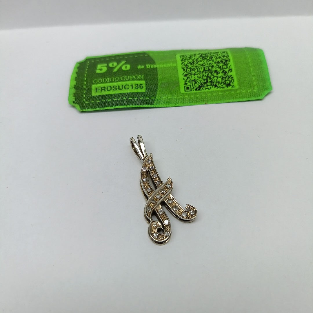 DIJE ORO, RODIADO 14 K 4 GRMS (SEMINUEVO)