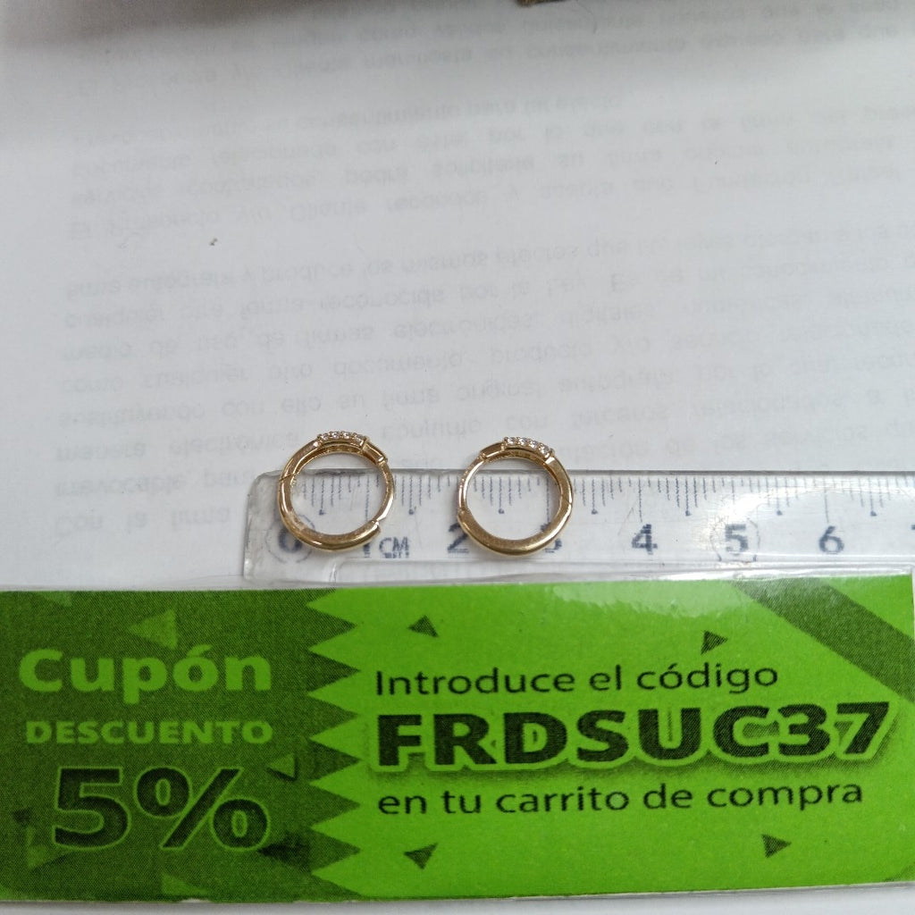 HUGGIES ORO 14K 1.4 (NUEVO)