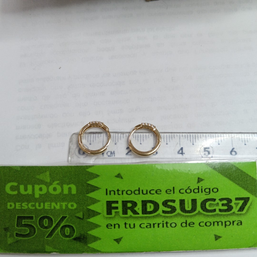 HUGGIES ORO 14K 1.4 (NUEVO)