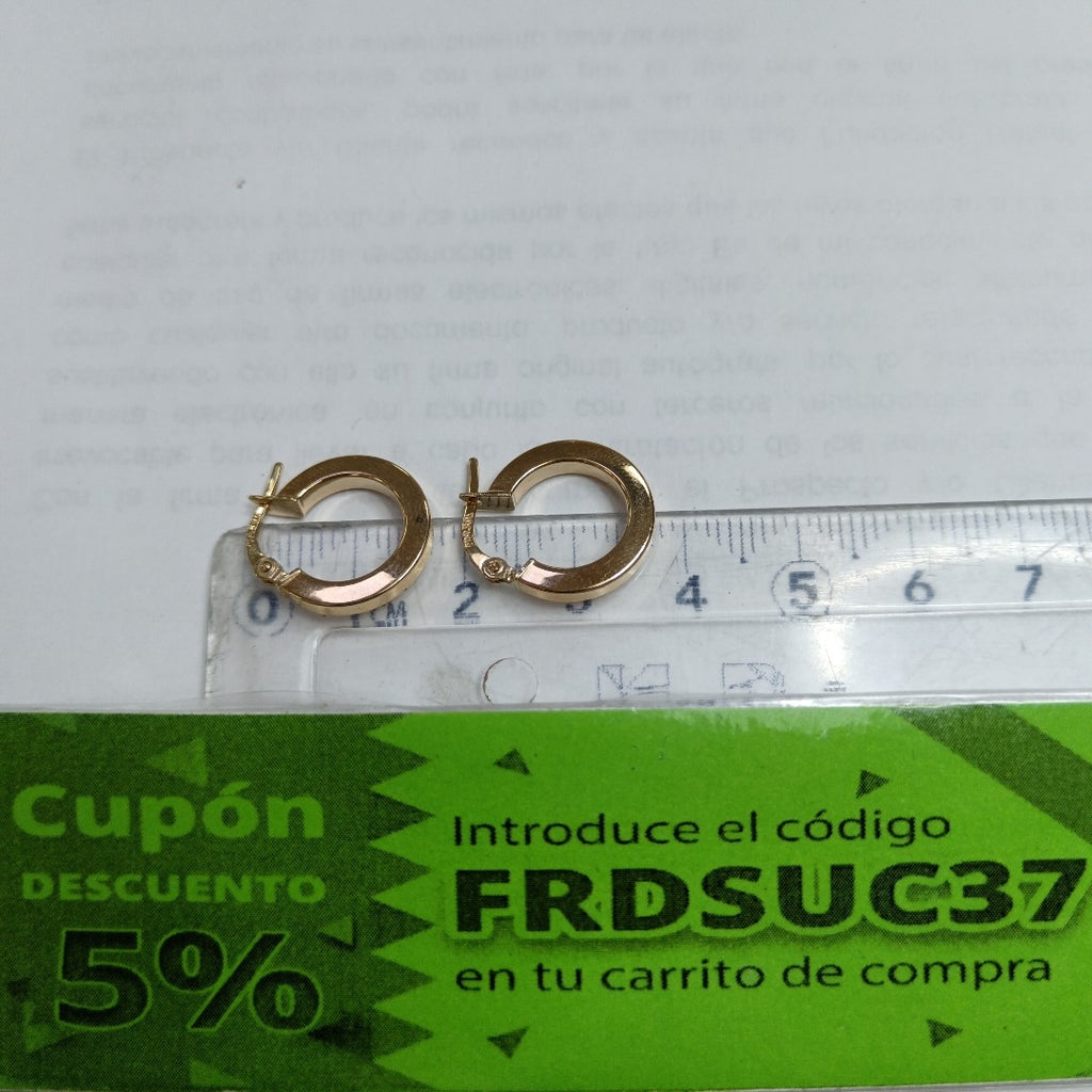 ARRACADAS ORO 14K 1.4 (NUEVO)