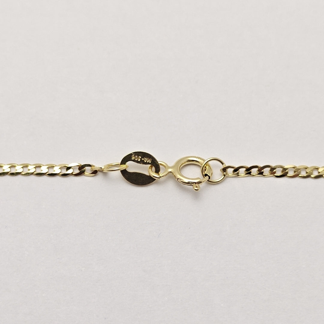 CADENAS BARBADA AMARILLA ORO 14K 2 (NUEVO)
