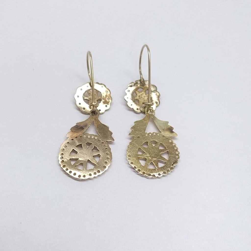ARETES PAR ORO 14 K 5 GRMS (SEMINUEVO)
