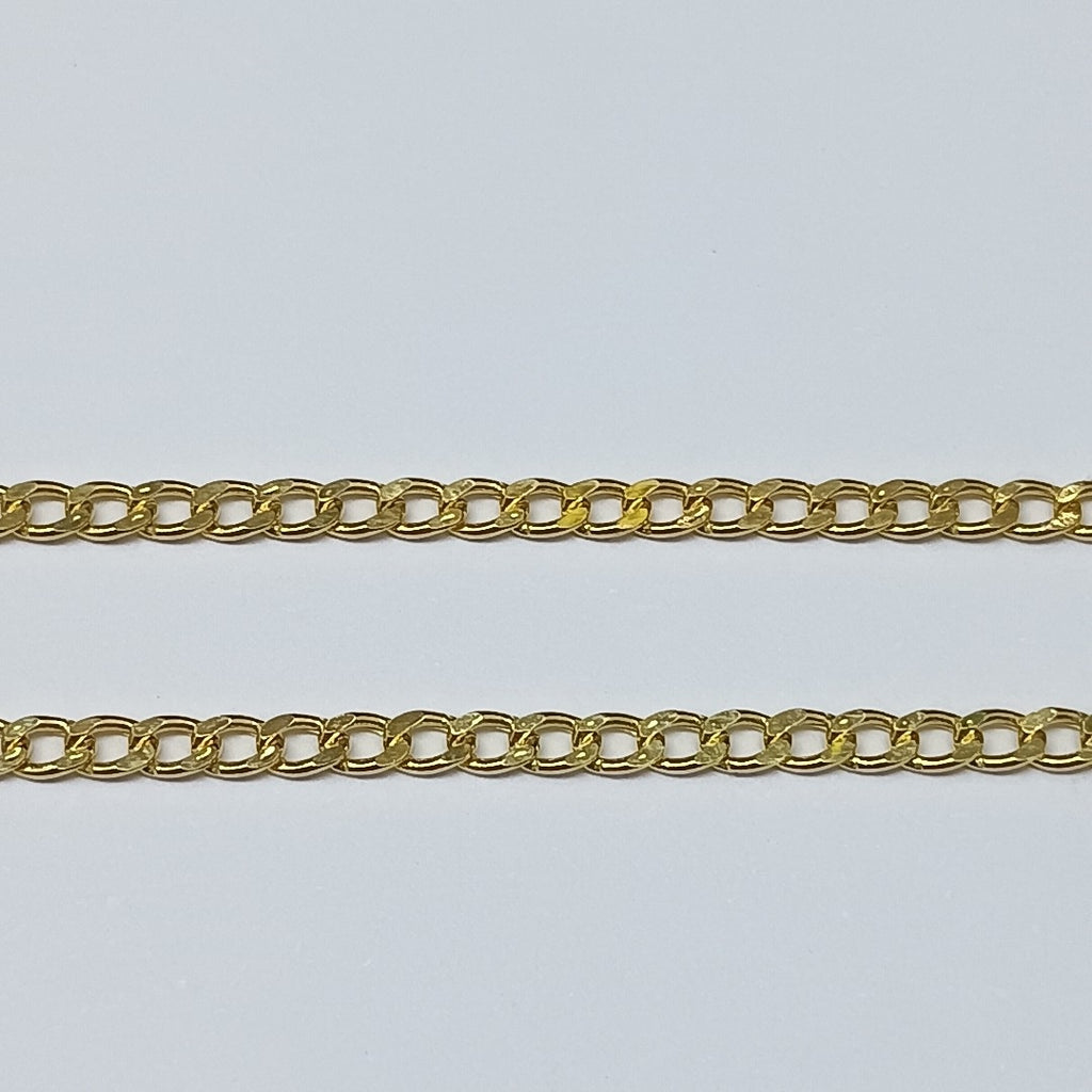 CADENAS BARBADA AMARILLA ORO 14K 1.9 (NUEVO)