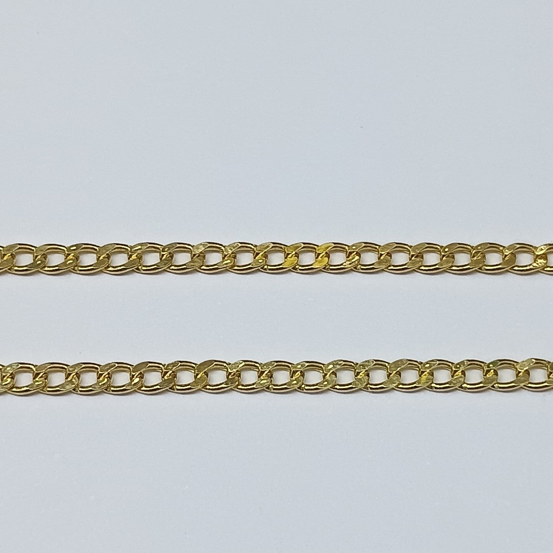CADENAS BARBADA AMARILLA ORO 14K 1.9 (NUEVO)