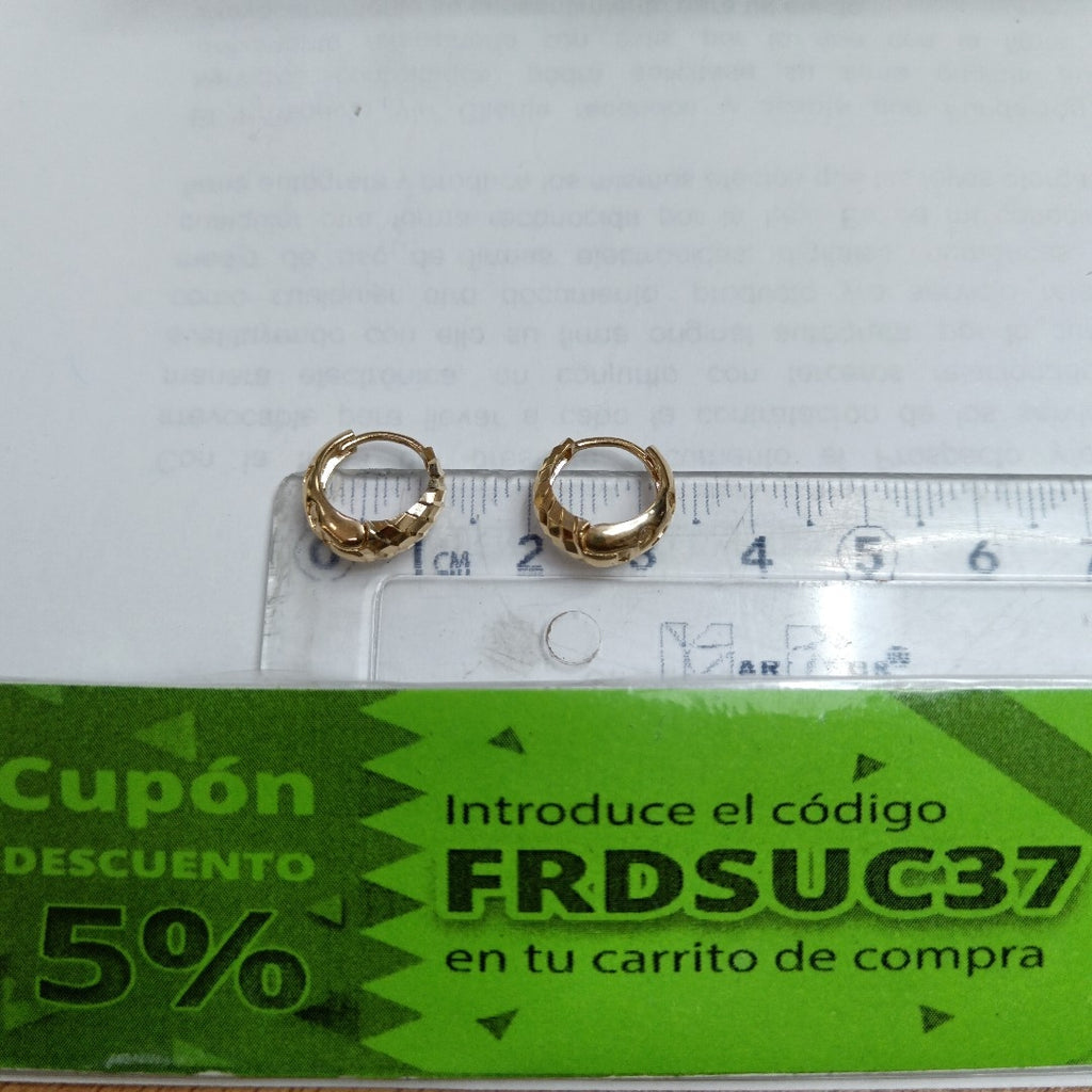 HUGGIES ORO 14K 2 (NUEVO)