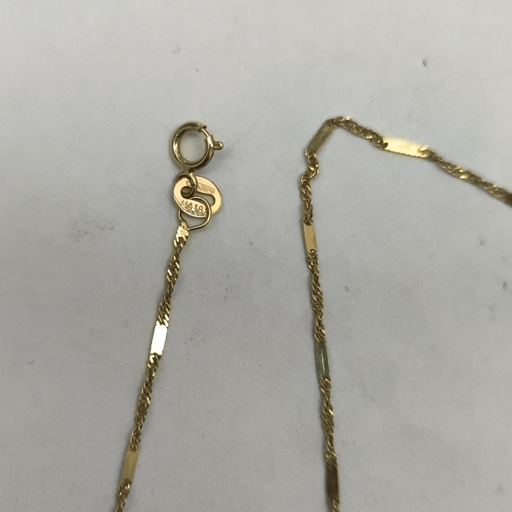 CADENA ORO 14 K 2,10 GRMS (SEMINUEVO)