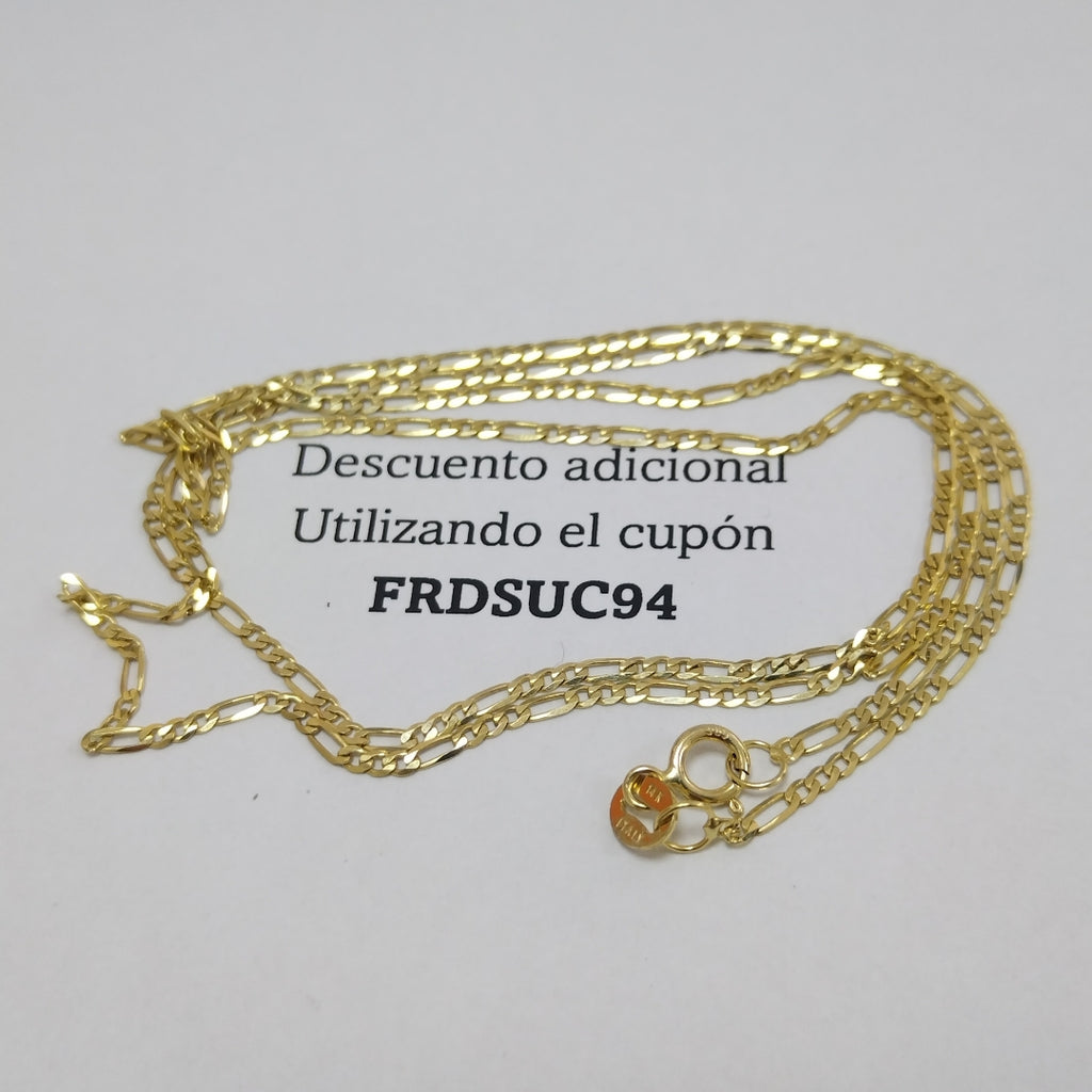 CADENAS CARTIER 3 1 AMARILLA ORO 14K 2.2 (NUEVO)