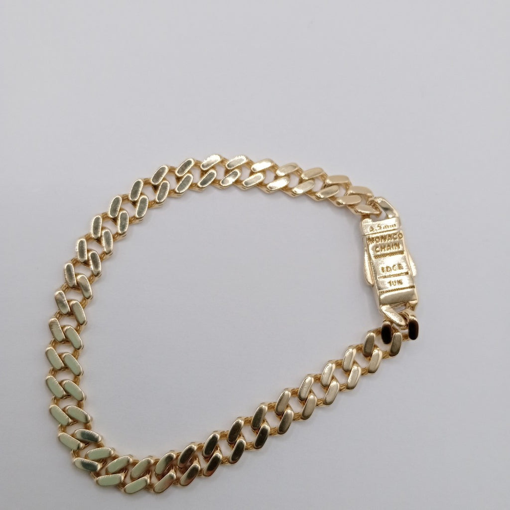 PULSERA MONACO ORO 10K 7 (NUEVO)