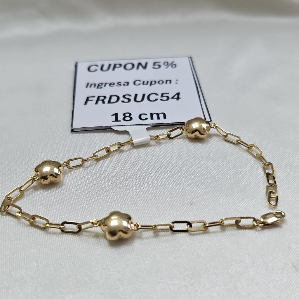 PULSERAS DAMA ORO 10K 2.6 (NUEVO)