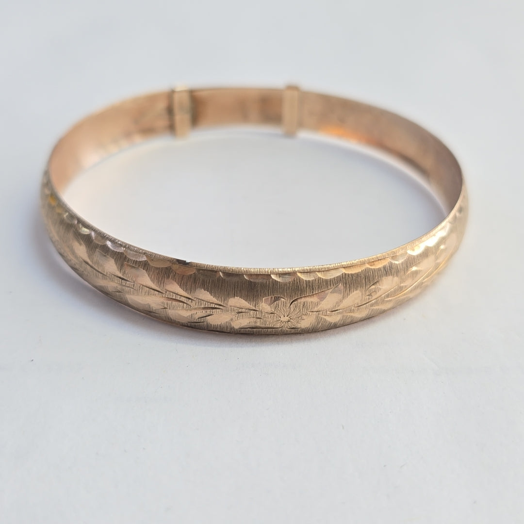 PULSERA RIGIDA ORO 8 K 8,80 GRMS (SEMINUEVO)