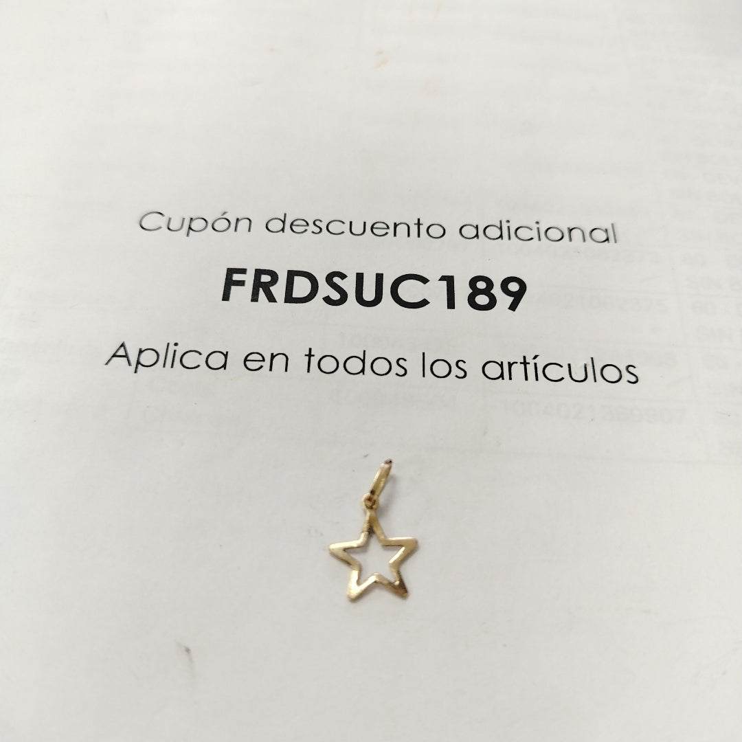 DIJE ORO 10 K 0,40 GRMS (SEMINUEVO)
