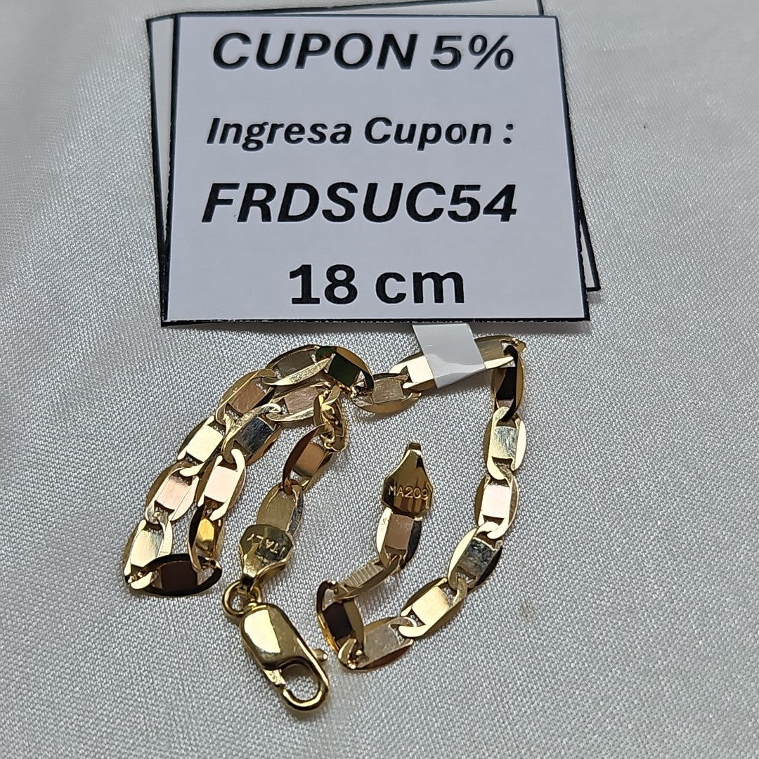 PULSERAS DAMA ORO 14K 3.8 (NUEVO)
